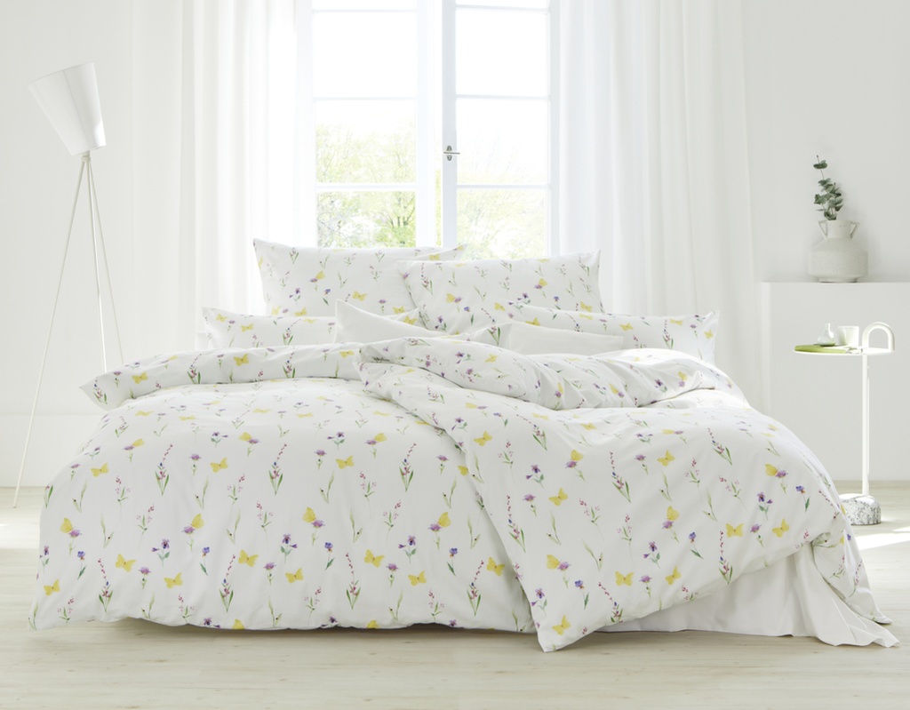 COTONEA bed linen "Blue Windflower"