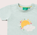 "Sonne & Wolke", Kurzarm-T-Shirt, LGR