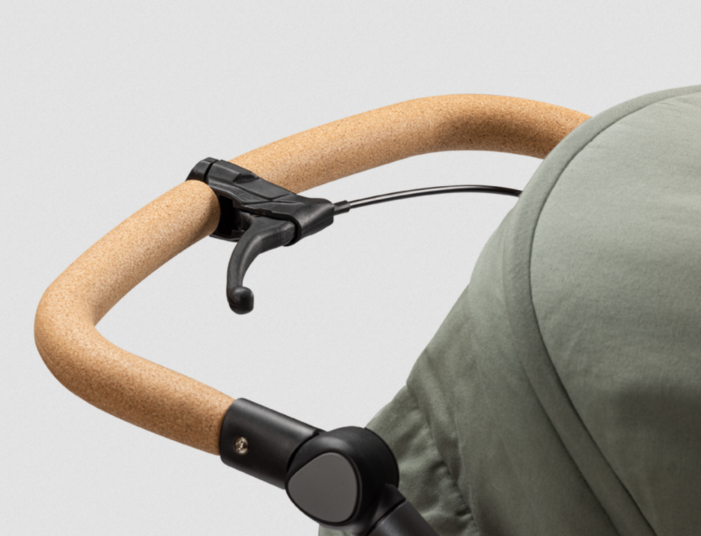 1.Part. Poussette Lux Evo jade avec accessoires, Naturkind (LNGS)