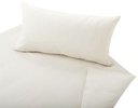 Satin Classic Bed Linen, NATURAL, Cotones