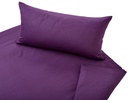 Duvet Cover Set Satin Classic Berry 155x220+80x80, Cotonea
