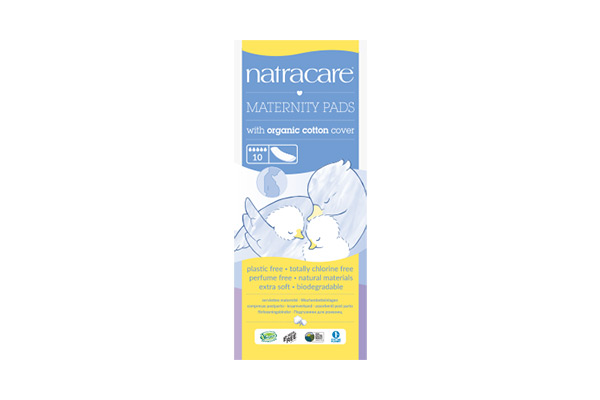 serviettes maternité naturelles, natracare (UK)