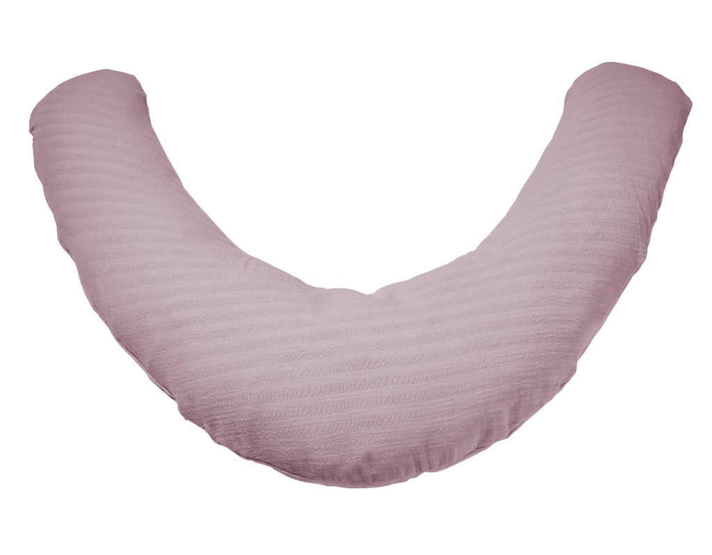 (Cotonea) Coussin d'allaitement en mousseline, vieux rose