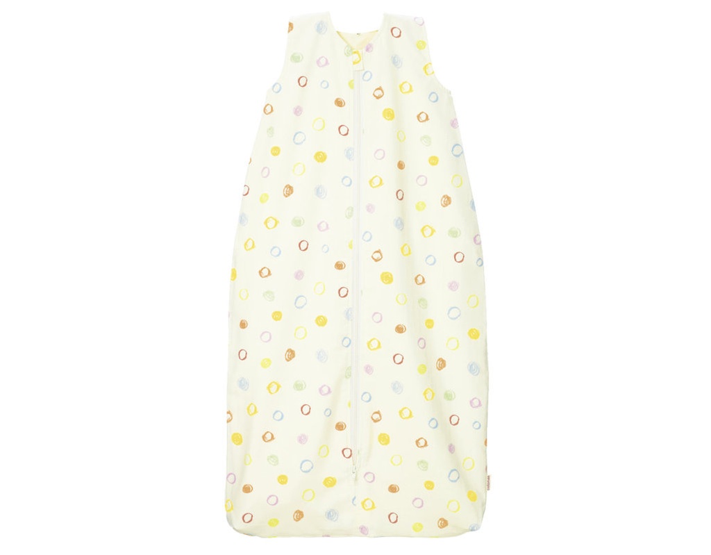 Sleeping bag w. plush lining "Circles", without sleeves, Cotonea