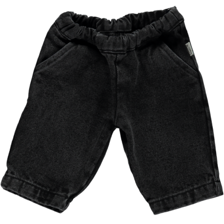 Pomelos Denim-Hose Schwarz - Poudre Organic