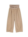 Poplin pantalon à taille Müsli