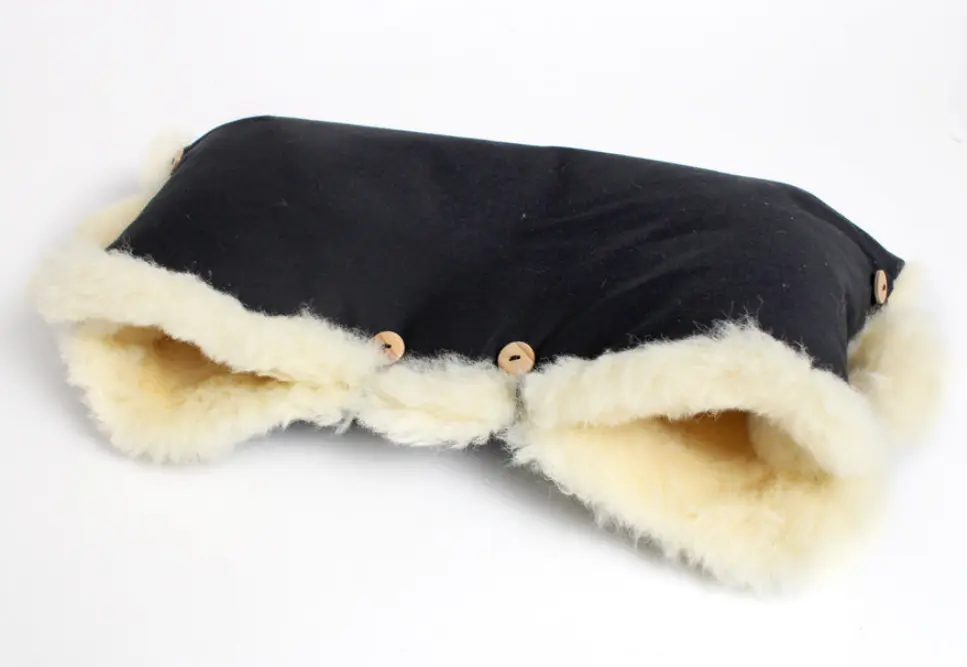 Sheepskin handguards for prams, Naturkind