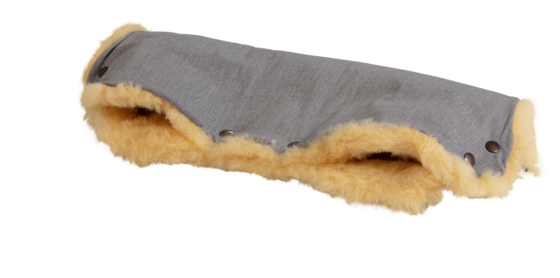 Kinderwagen-Muff mit Lammfell, Naturkind