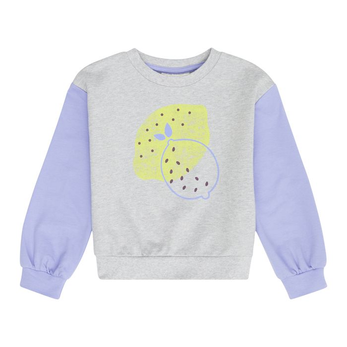 Girls sweatshirts Lemon, Badia-sense-organics
