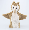 Brown owl with music box Kallisto