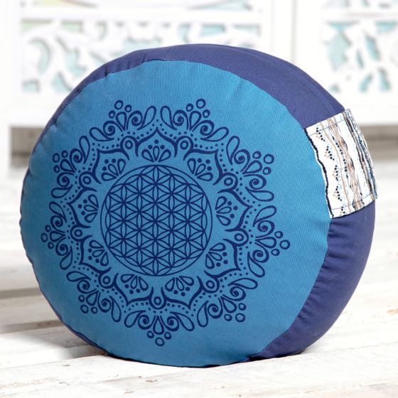 Coussin de méditation rond Spirit of Om