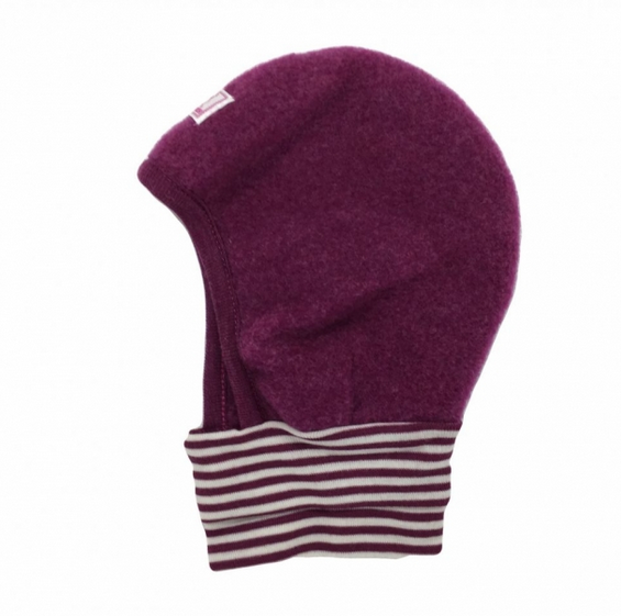 Cagoule en laine polaire et laine/soie "Schlüpfli", PICKAPOOH 