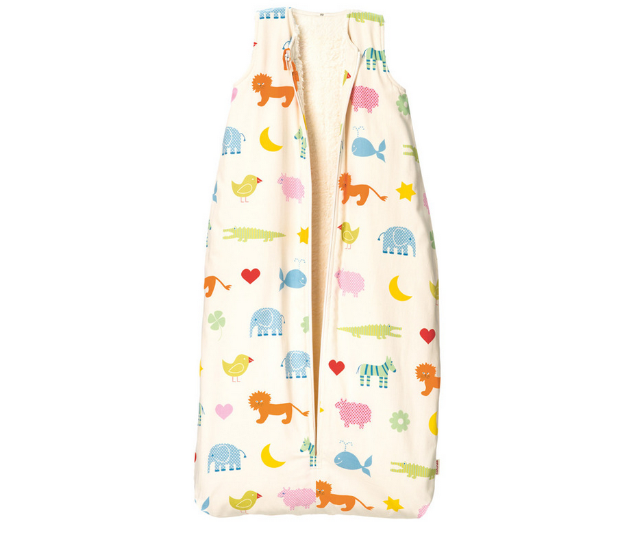 Children's sleeping bag with plush lining "Noah's Ark" Cotonea