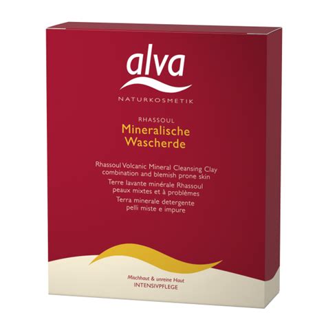 Mineralische Wascherde (Rhassoul), alva Naturkosmetik 