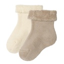Chaussettes en peluche bébé, pack de 2