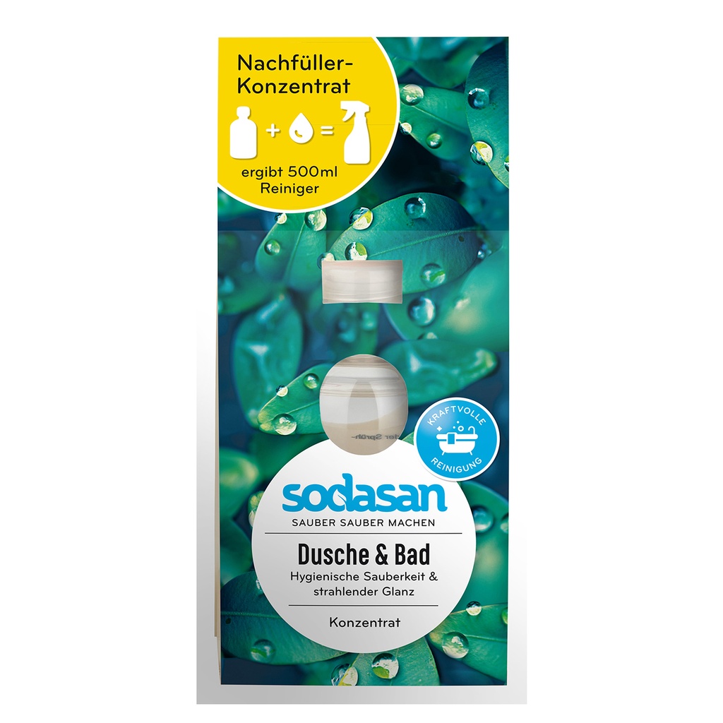 Bath & shower cleaner refill concentrate, Sodasan