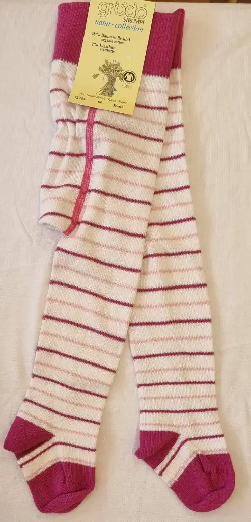 Striped cotton tights grödo