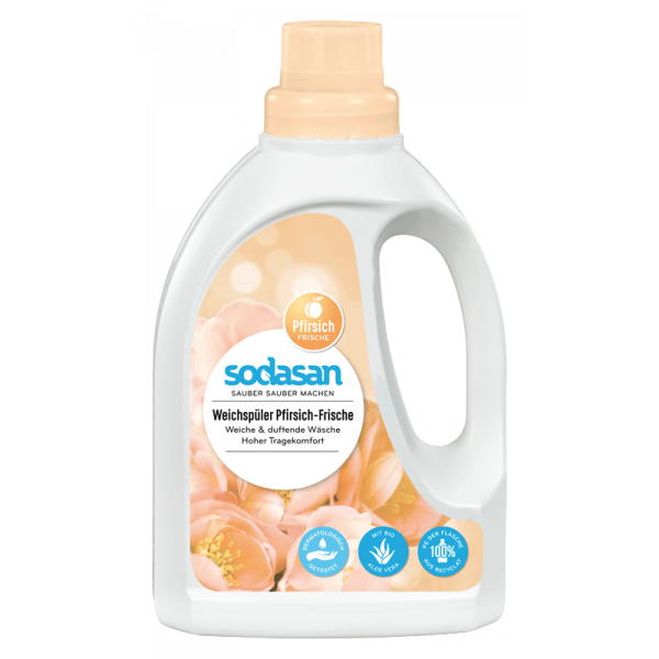 Fabric softener peach, Sodasan