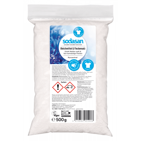 Bleaching agent & stain remover refill pack, Sodasan