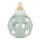 Baby glass bottle with star ball cover, Hevea