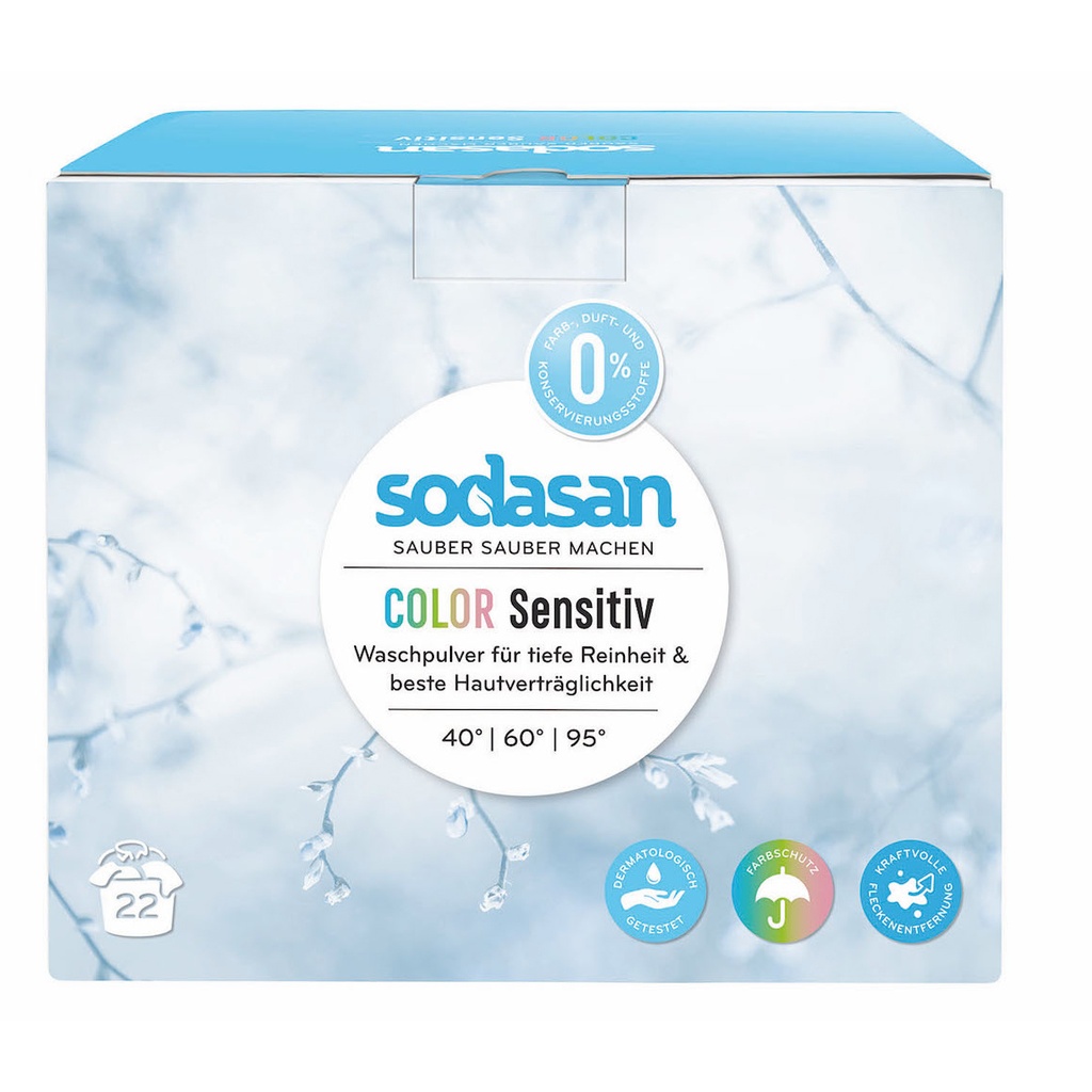  COLOR Sensitive washing powder, Sodasan