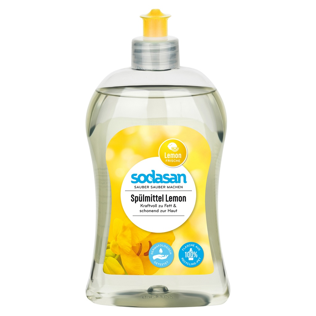 Dishwashing liquid lemon, Sodasan