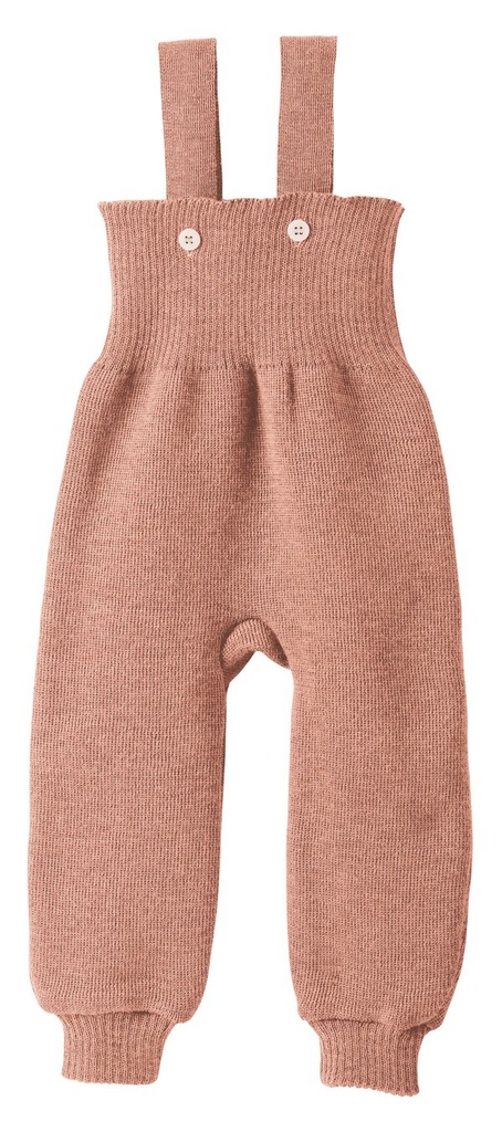 Knit bib pants wool, Disana