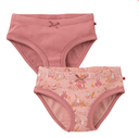 2er Set Kinder Unterhosen, Hasen & rosa, PWO