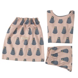 Kinder Pyjama Bär rosa, Pigeon organics