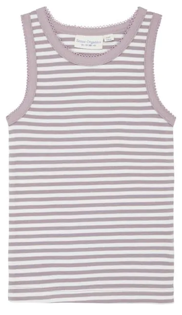 Girl's undershirt in interlock fabric, DANA, Sense Organics