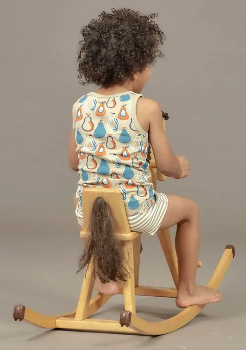 Maillot de corps pour garçons et filles en tissu interlock, DON, Sense Organics