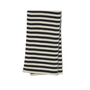 striped scarf, ecru/dark navy, FUB