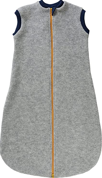 Baby sleeping bag, zipped wool fleece, Engel