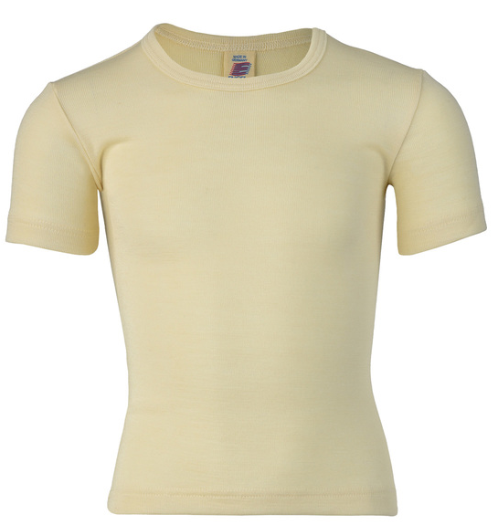 T-shirt, manches courtes, laine/soie, Engel