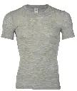 Herren-Shirt kurzarm Wolle/Seide, Engel