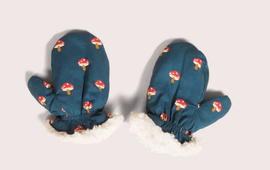 Baby Sherpa Lined Mittens, LGR