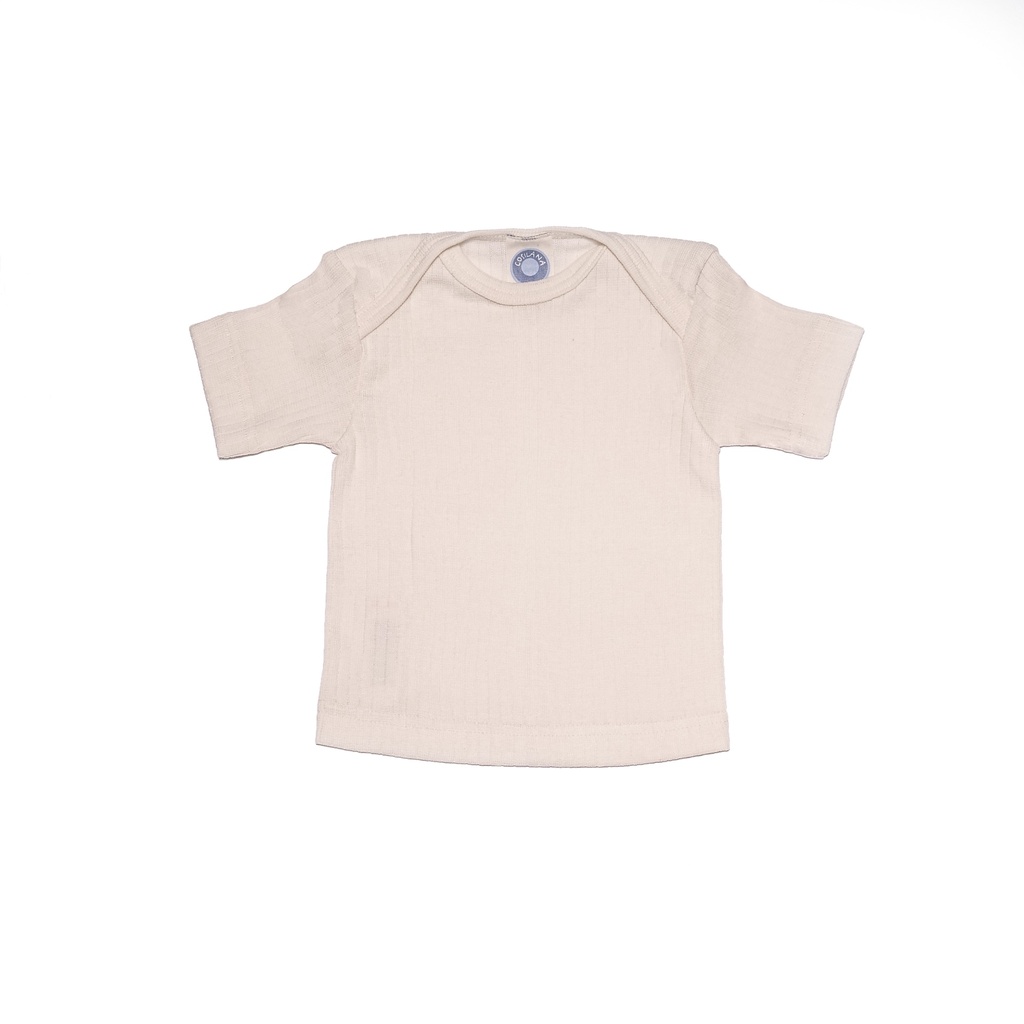 Baby envelope-neck shirt, short sleeves, Cosilana