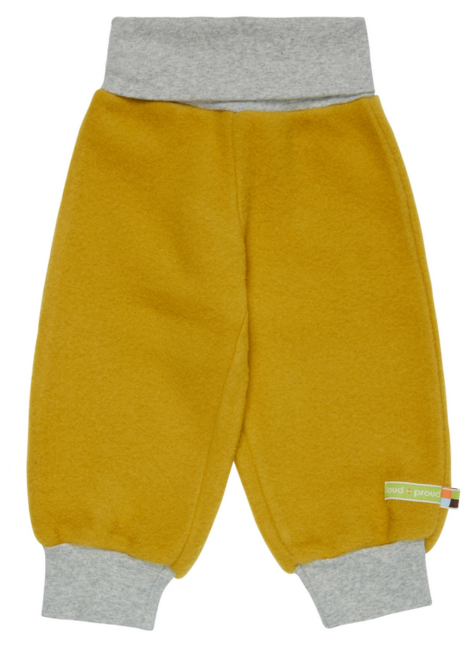 Baby Wollfleece Hose, Loud + Proud