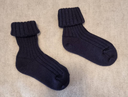 Gestrickte Socken aus Wolle, Grödo