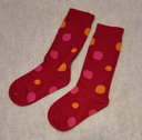 High socks with dots made of cotton, Grödo 