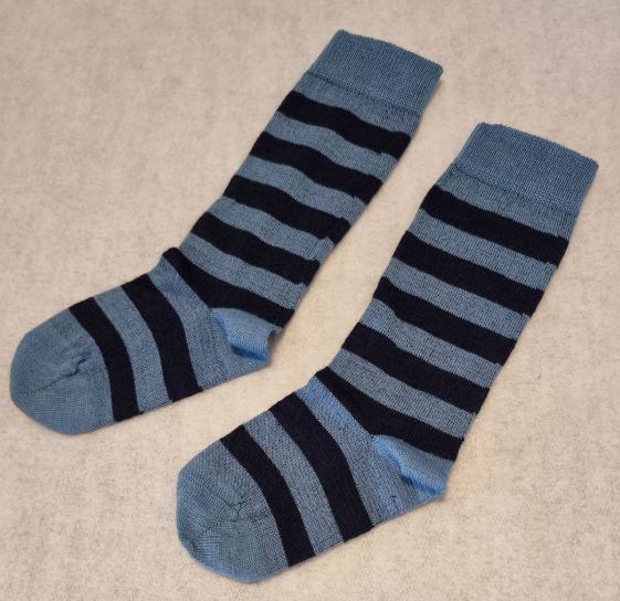 High socks striped wool, Grödo 