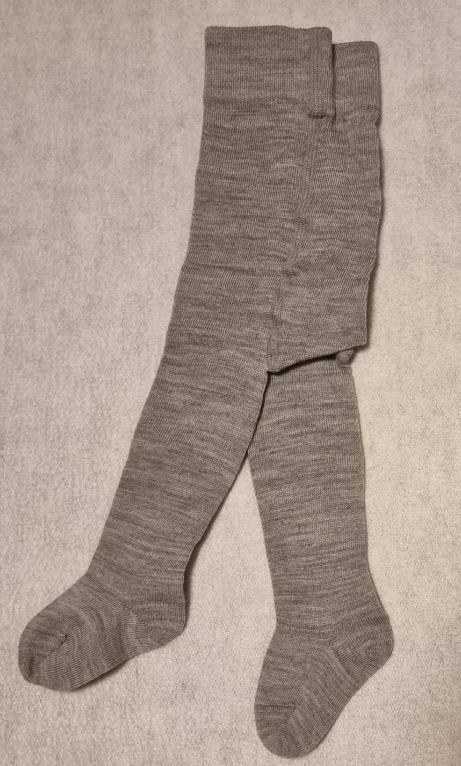 Baby Strumpfhose aus wolle "Grau", Grödo