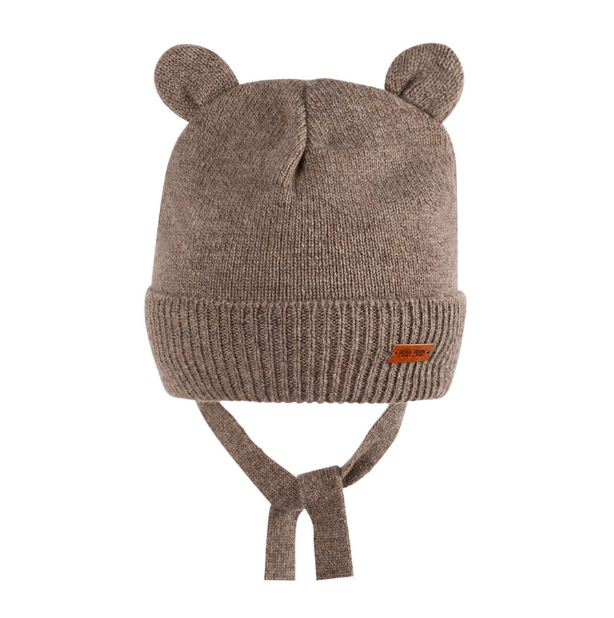 Baby Cap with Bandage Cashmere, Pure Pure 