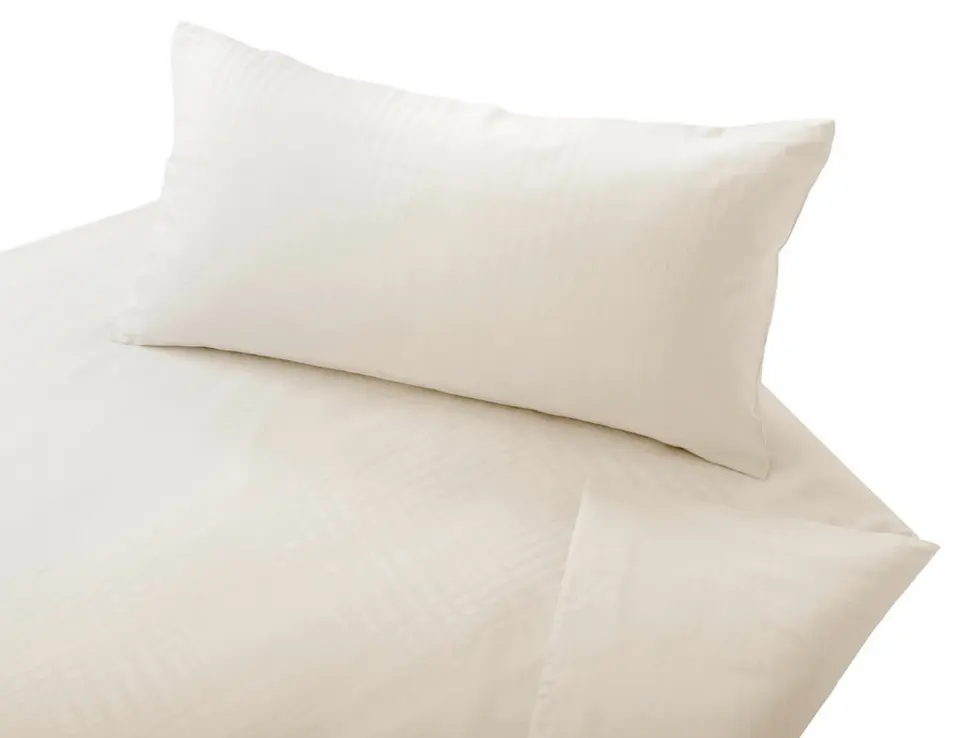 Damast Bed linen Zoom Karo 155x220+80x80, Cotonea