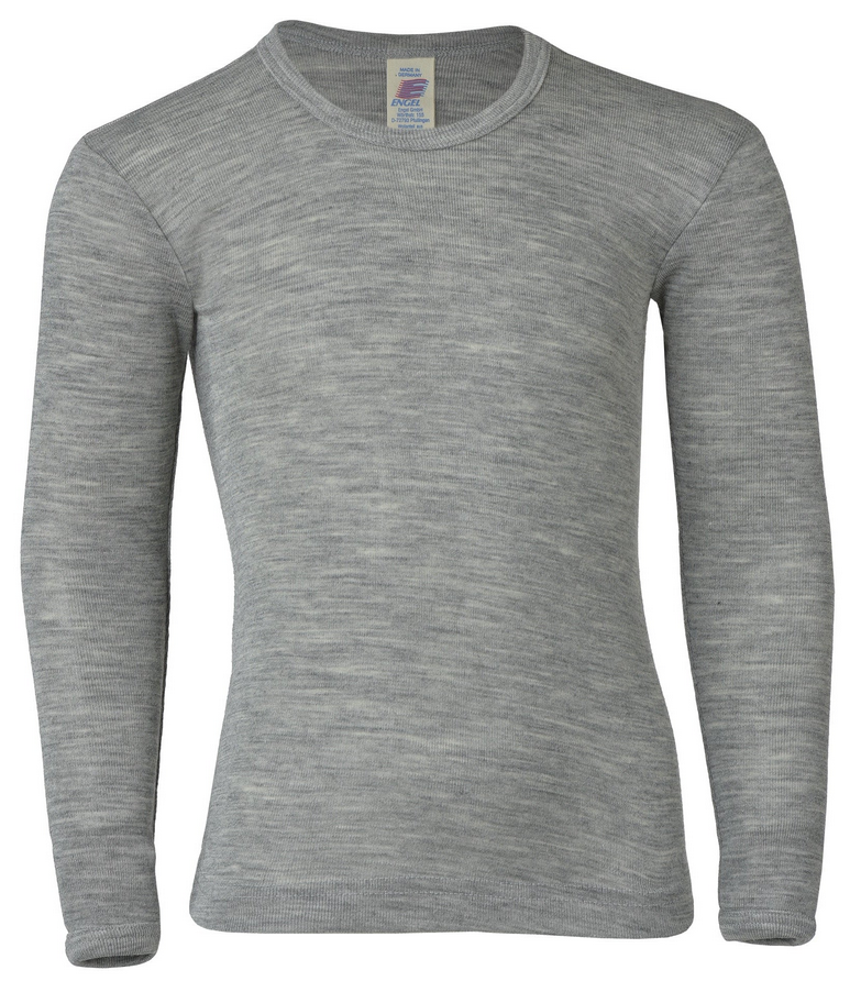 Maillot de corps à manches longues laine/soie, Engel UNI