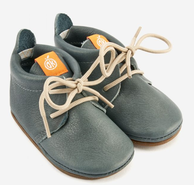 Baby-Barfussschuhe Amigo Schnürer - Orangenkinder 