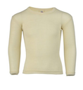 Maillot de corps à manches longues laine/soie natur , Engel