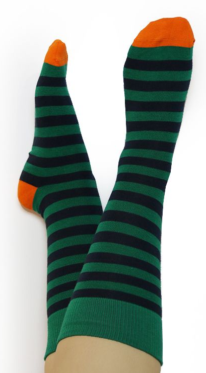 Breit gestreifte Socken , Albero-Natur