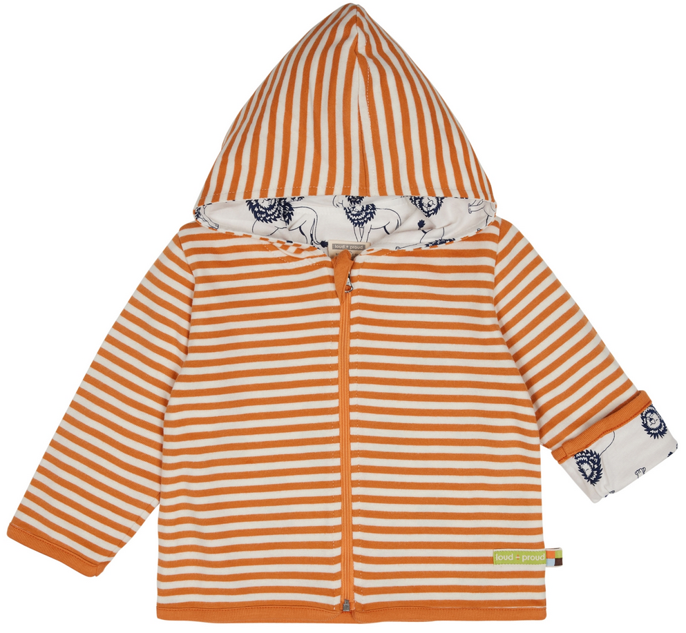 Baby Reversible Hooded Jacket, Loud + Proud