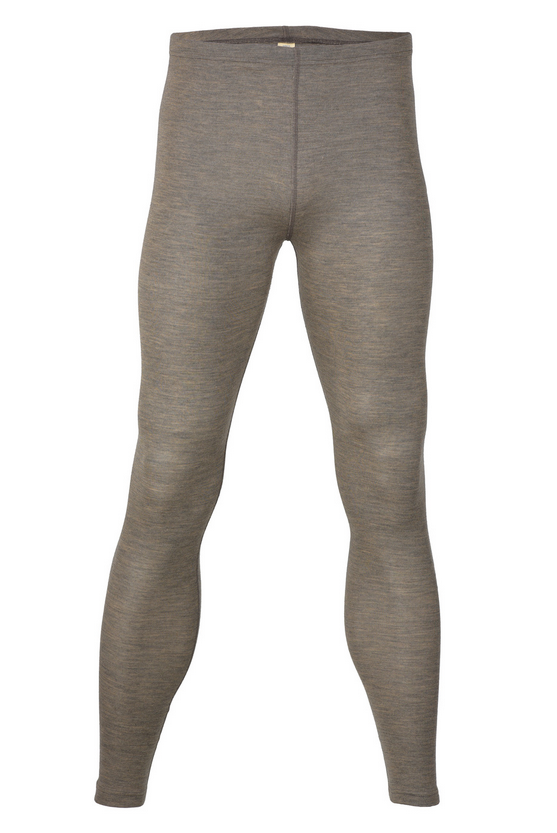 Herren-Thermo-Leggings , Gots , Wolle/Seide , Engel